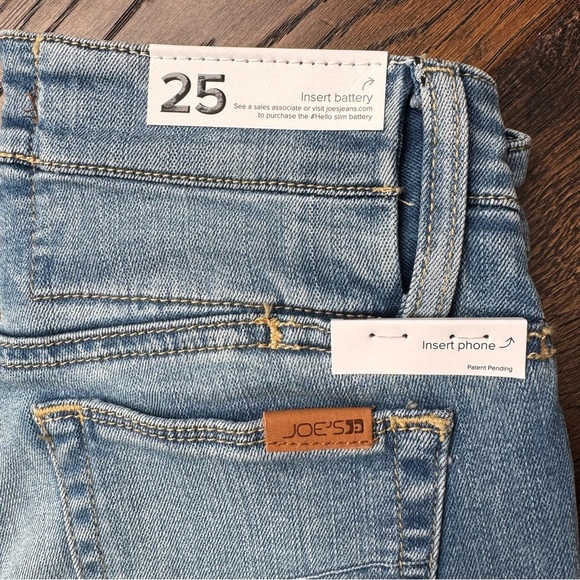 Joe's Jeans Cheri Hello The Icon Skinny Jeans Mid Rise Denim Light Wash Size 25 - Picture 2 of 7